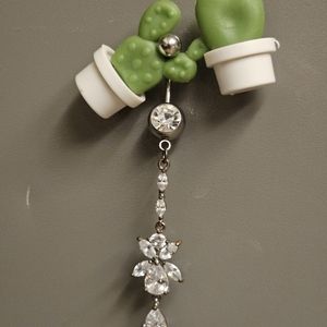 Set of Four Sterling Silver Bellybutton Rings BRAND NEW